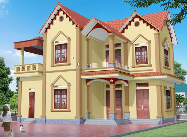 Sơn ngoại thất màu nâu - Ảnh 1