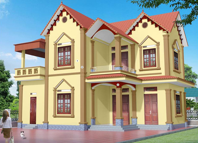 Sơn ngoại thất màu nâu - Ảnh 20