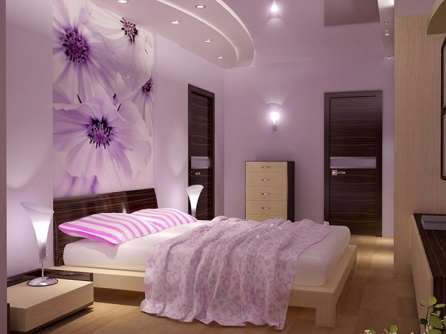 sơn nhà màu môn hiện đại kết hợp với nội thất gỗ làm tăng thêm sự huyền bí và sang trọng