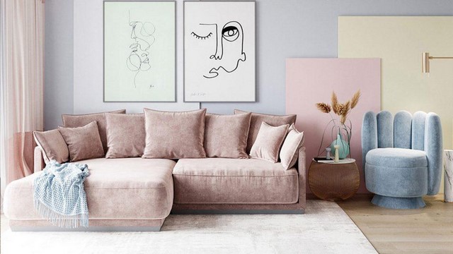 Các bạn có thể kết hợp nhiều tone màu pastel khác nhau