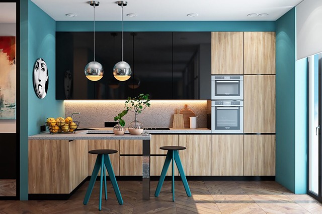 sơn nội ngoại thất màu xanh ngọc 6