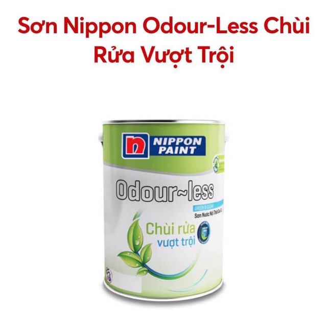 Sơn Nippon Odour-Less Chùi Rửa Vượt Trội