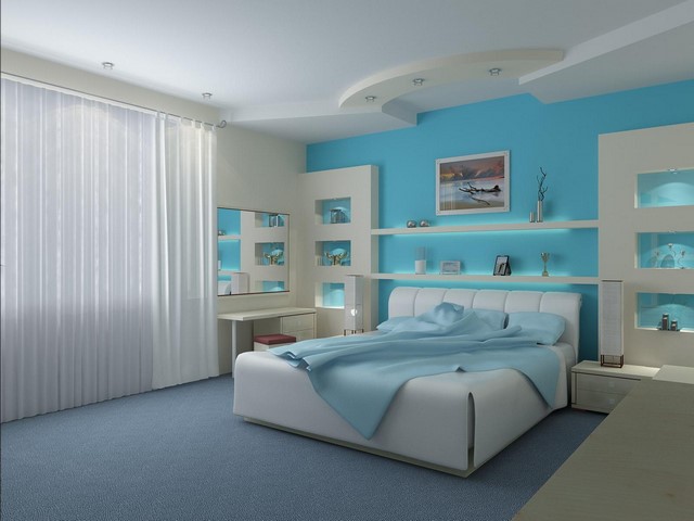 sơn phòng ngủ 2 màu 12