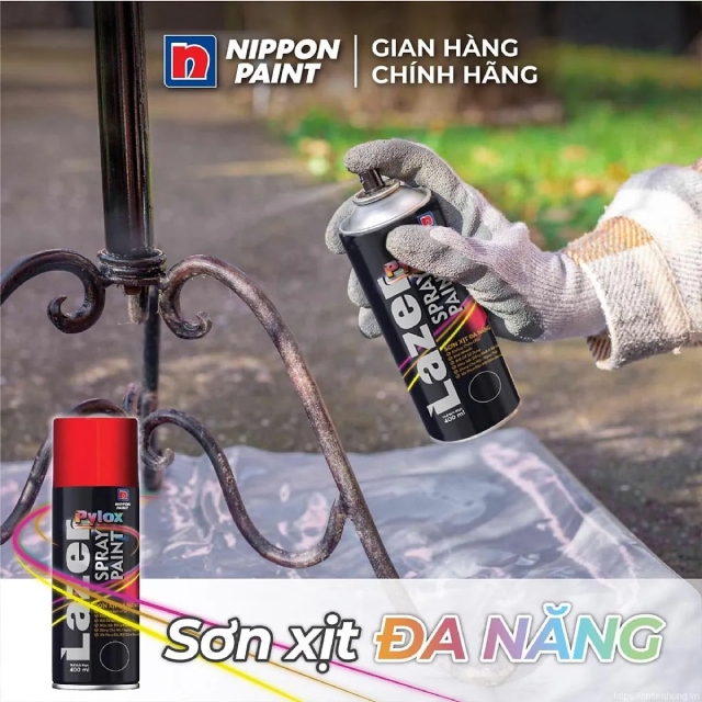 Sơn xịt có khả năng bám dính cao