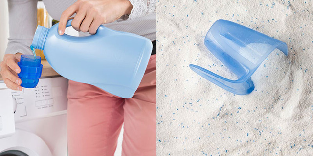 Sử dụng bột giặt/nước giặt