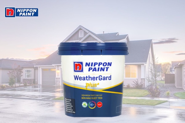 Sơn ngoại thất Nippon cao cấp WeatherGard Plus+